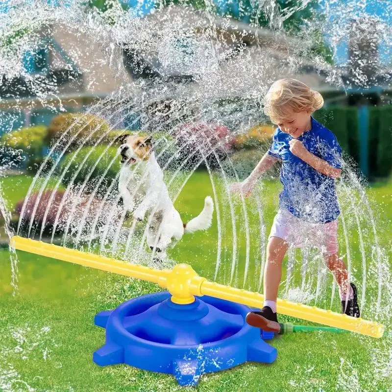 Kids Outdoor Yard Tools - 360 Degree Water Sprinkler Rotating Kids