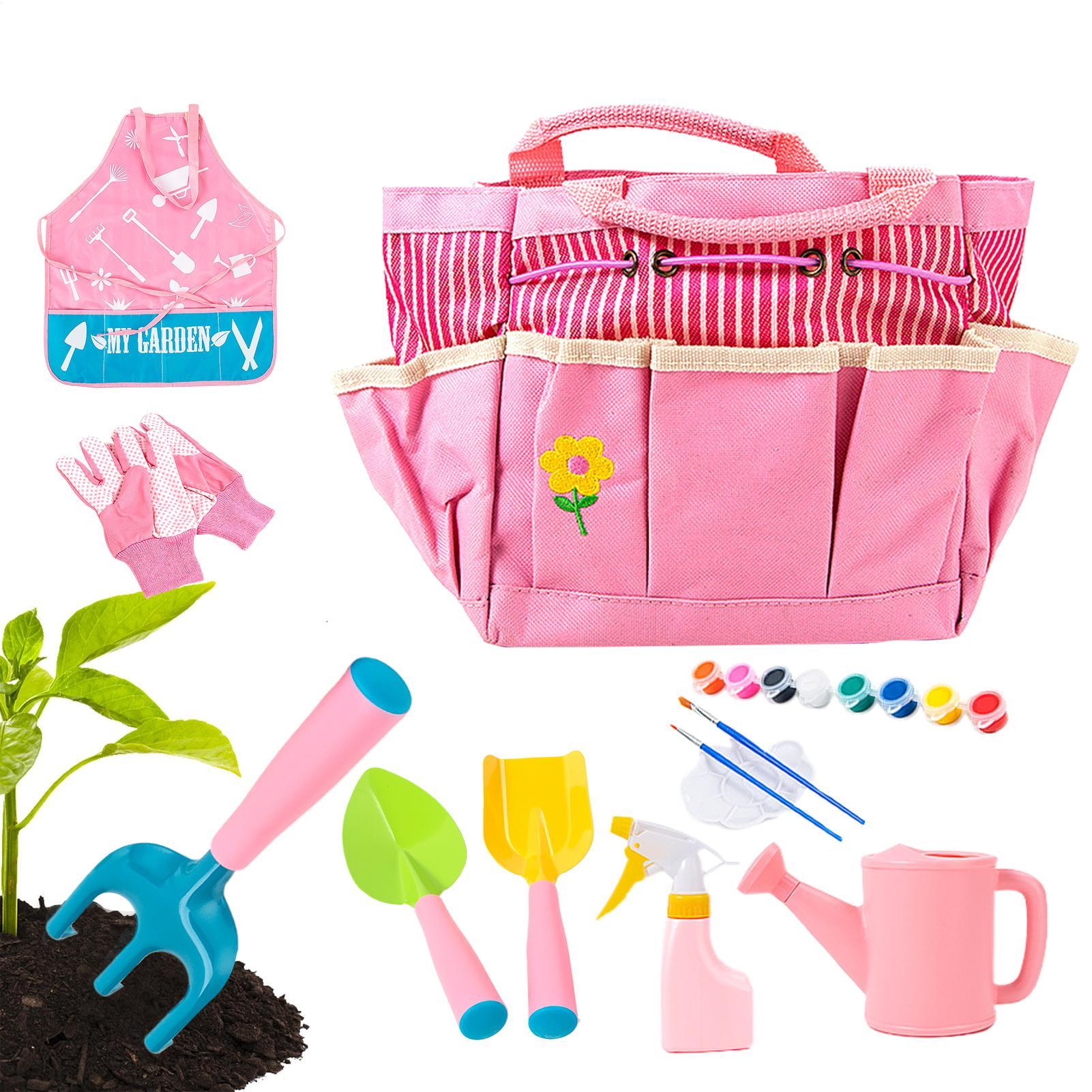 Kids Outdoor Yard Tools - Kids Gardening Kit Lightweight Ergonomic Outdoor