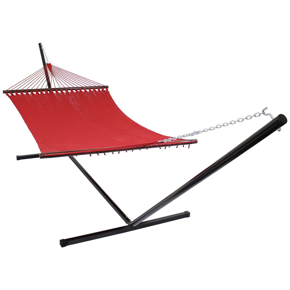 Kids Outdoor Jungle Gym Dome - 13FT Climbing Dome with Hammock and