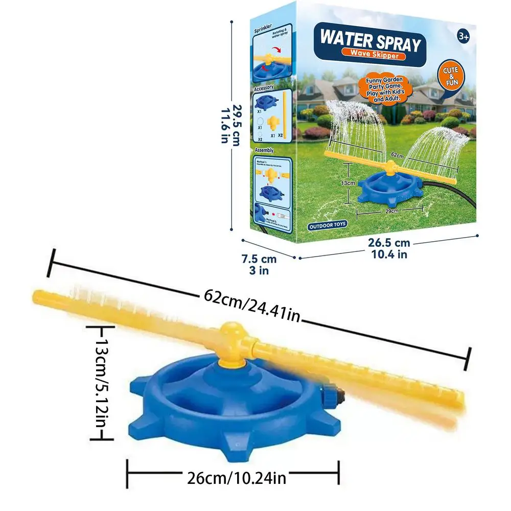 360 Degree Water Sprinkler Rot - Kids Outdoor Yard Tools recension och pris