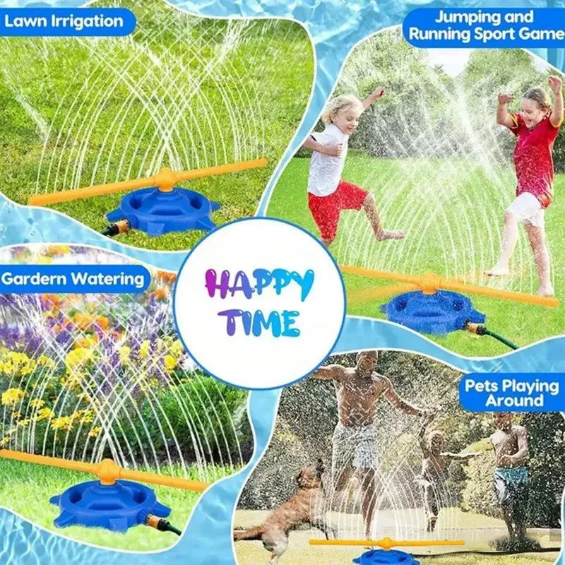 360 Degree Water Sprinkler Rot - Kids Outdoor Yard Tools recension och pris