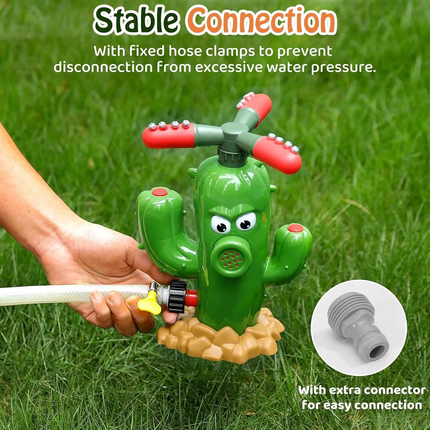 Cactus Cartoon Sprinkler Outdo - Kids Outdoor Yard Tools recension och pris