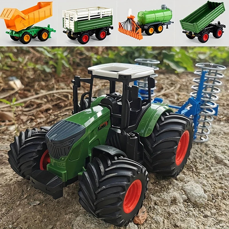 1:24 Inertial Farm Tractor wit - Play Kids Outdoor recension och pris