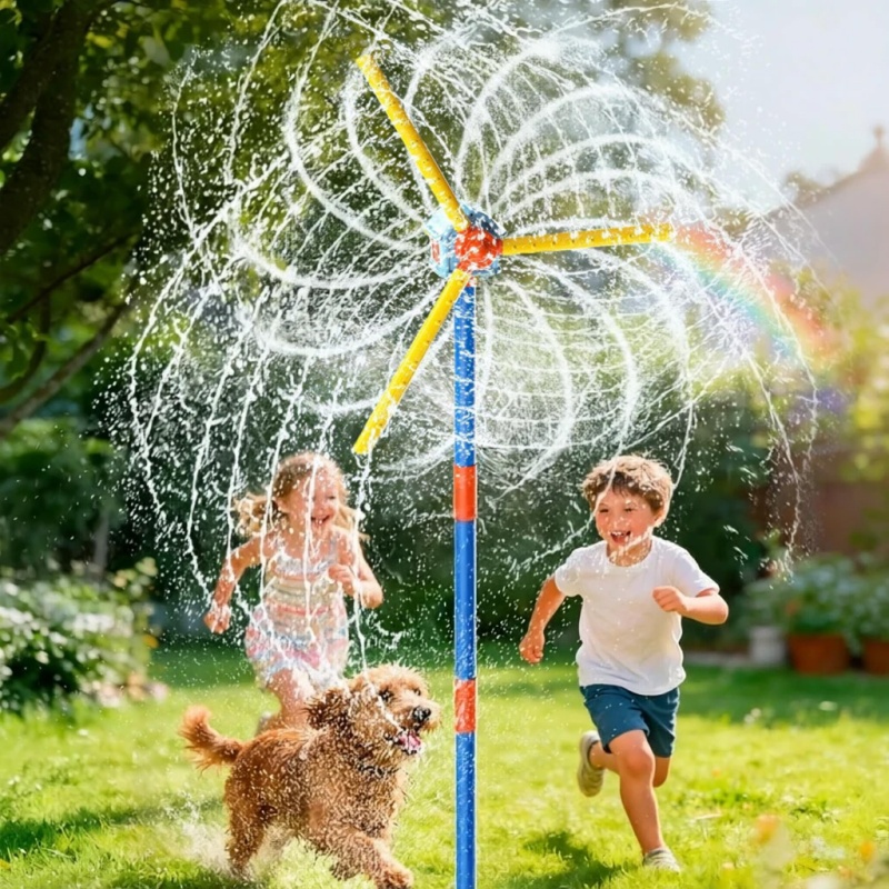 Windmill Water Sprinkler Garde - Kids Outdoor Yard Tools recension och pris