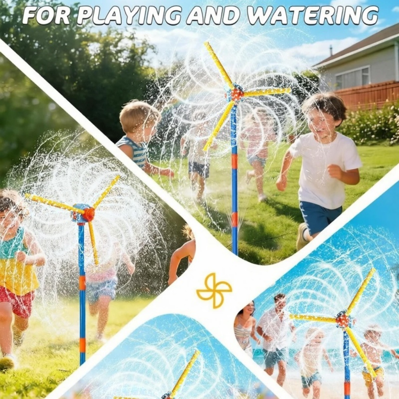 Windmill Water Sprinkler Garde - Kids Outdoor Yard Tools recension och pris