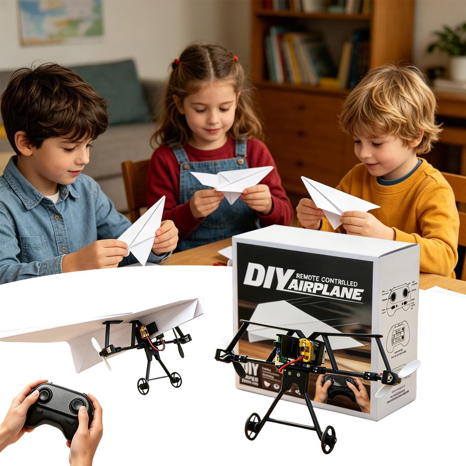 DIY RC Paper Airplane Kit Plan - Kids Outdoor Activity Set recension och pris