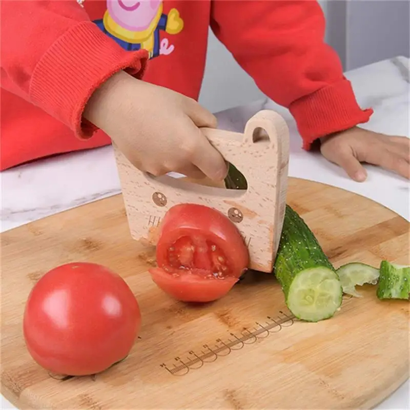 Wooden Kids Knife for Cooking  - Kids Outdoor Kitchen Set recension och pris