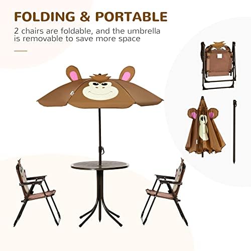 Kids Table and Chair Set Picni - Kids Outdoor Table With Umbrella recension och pris