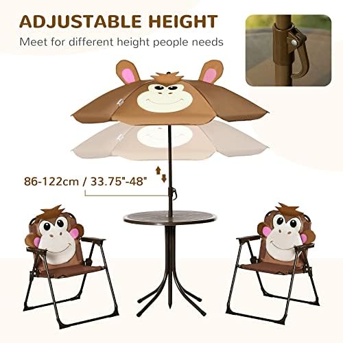 Kids Table and Chair Set Picni - Kids Outdoor Table With Umbrella recension och pris
