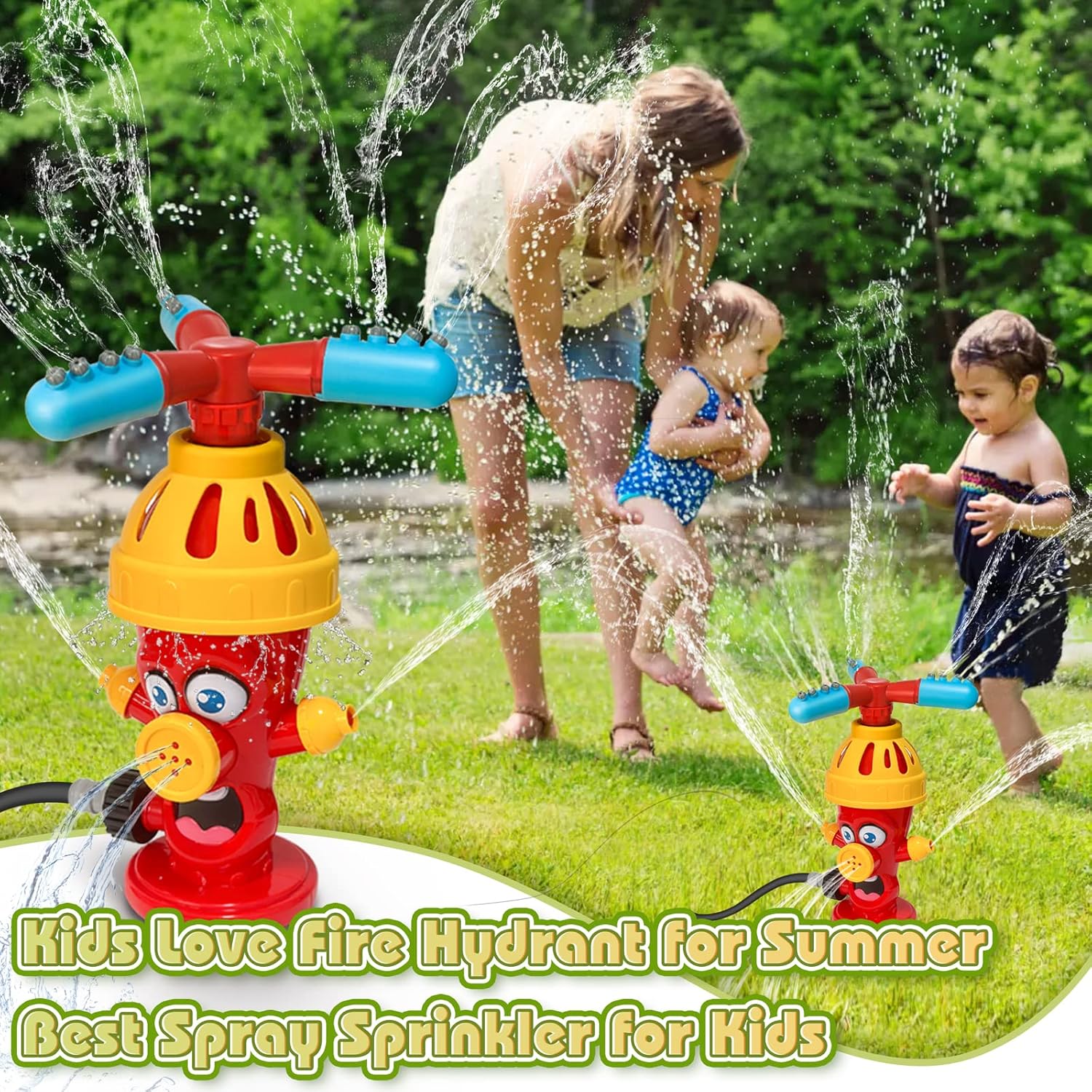 Hydrant Sprinkle Water Spray T - Kids Outdoor Yard Tools recension och pris