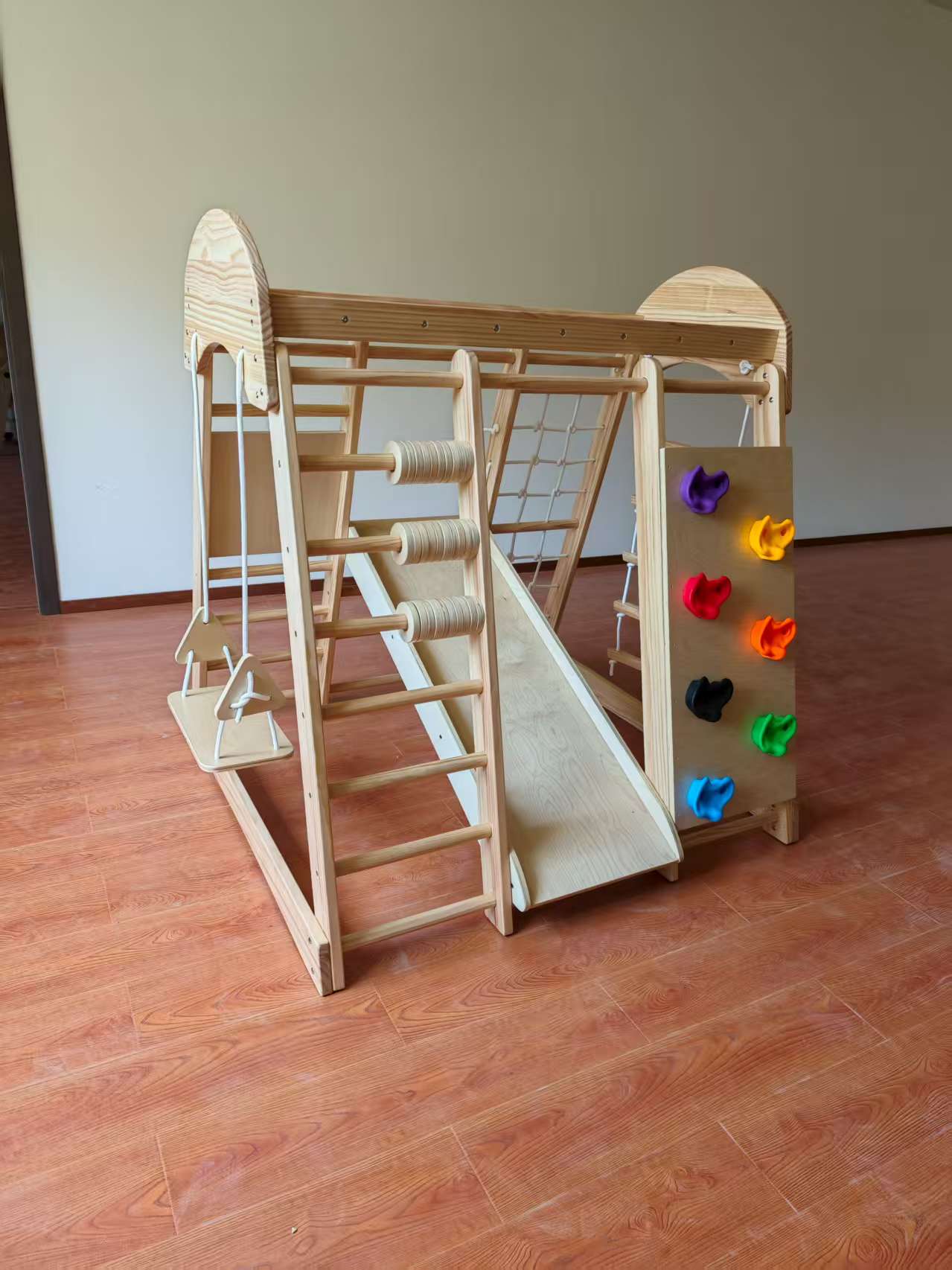 Wooden Kids Climbing Frame Lad - Kids Outdoor Frame recension och pris