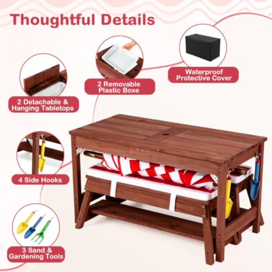 Outdoor kids picnic table for  - Kids Outdoor Water Table recension och pris