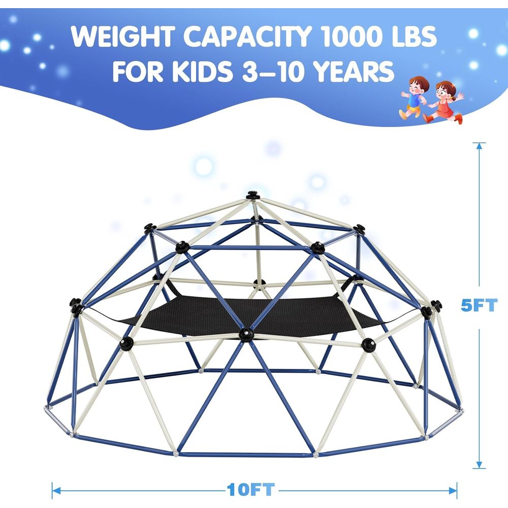 ClimDome,10T Dome Climber with - Kids Outdoor Jungle Gym recension och pris