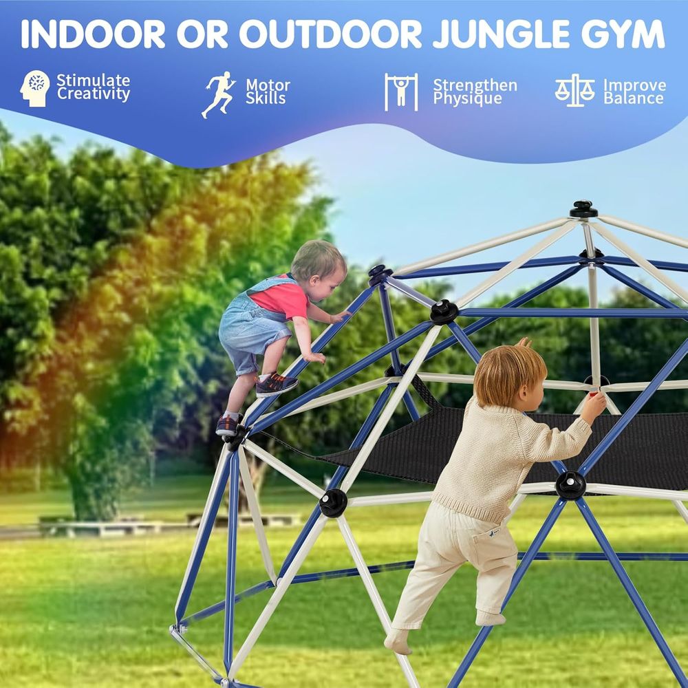 ClimDome,10T Dome Climber with - Kids Outdoor Jungle Gym recension och pris