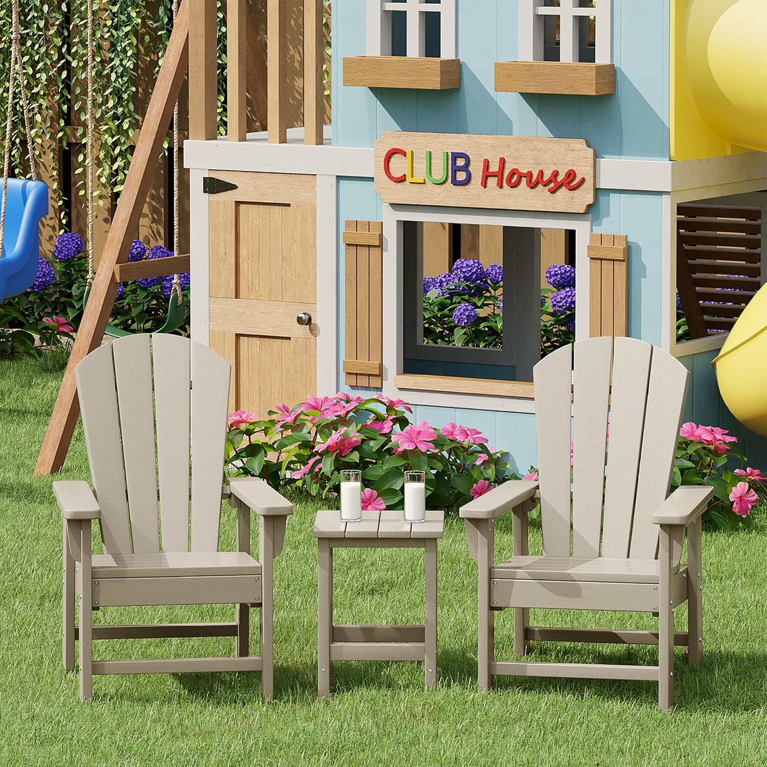 Kids Outdoor Chair Set of 2, T - Kids Outdoor Furniture Set recension och pris