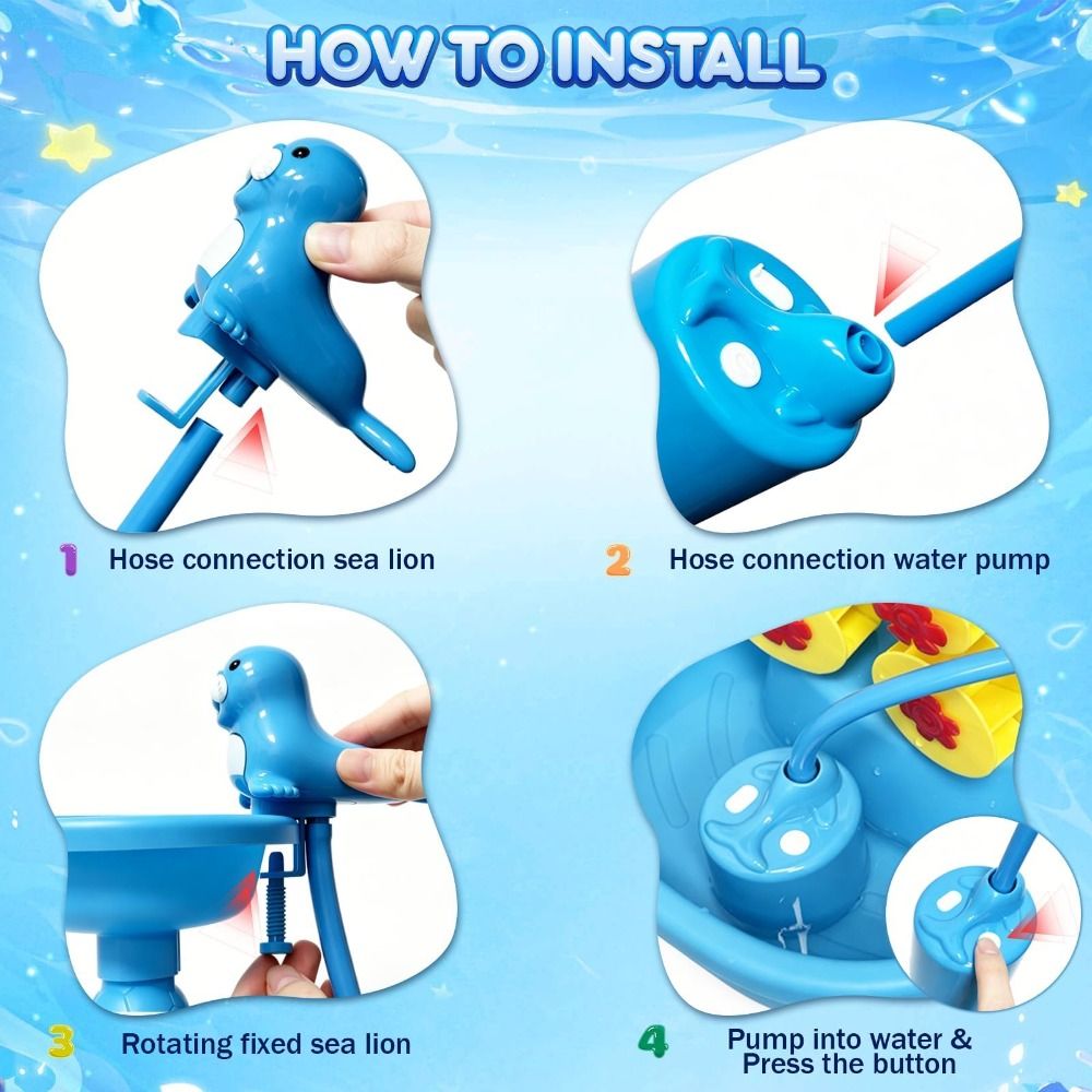 Portable No-Drill Kids Water T - Kids Outdoor Water Table recension och pris