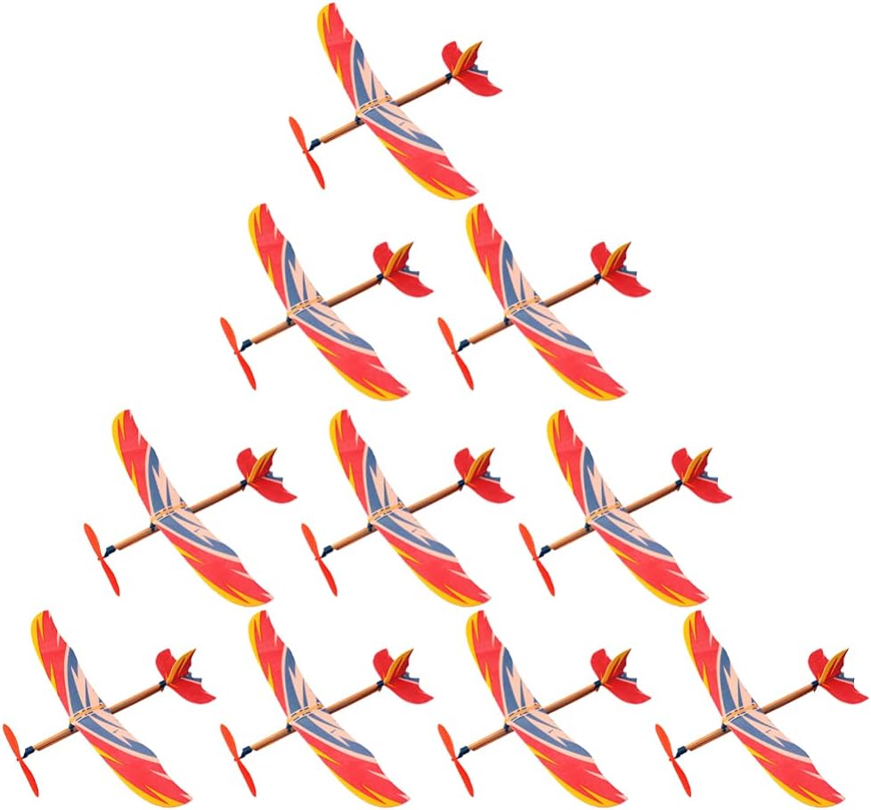 10PCS Airplane Model Rubber Ba - Kids Outdoor Activity Set recension och pris