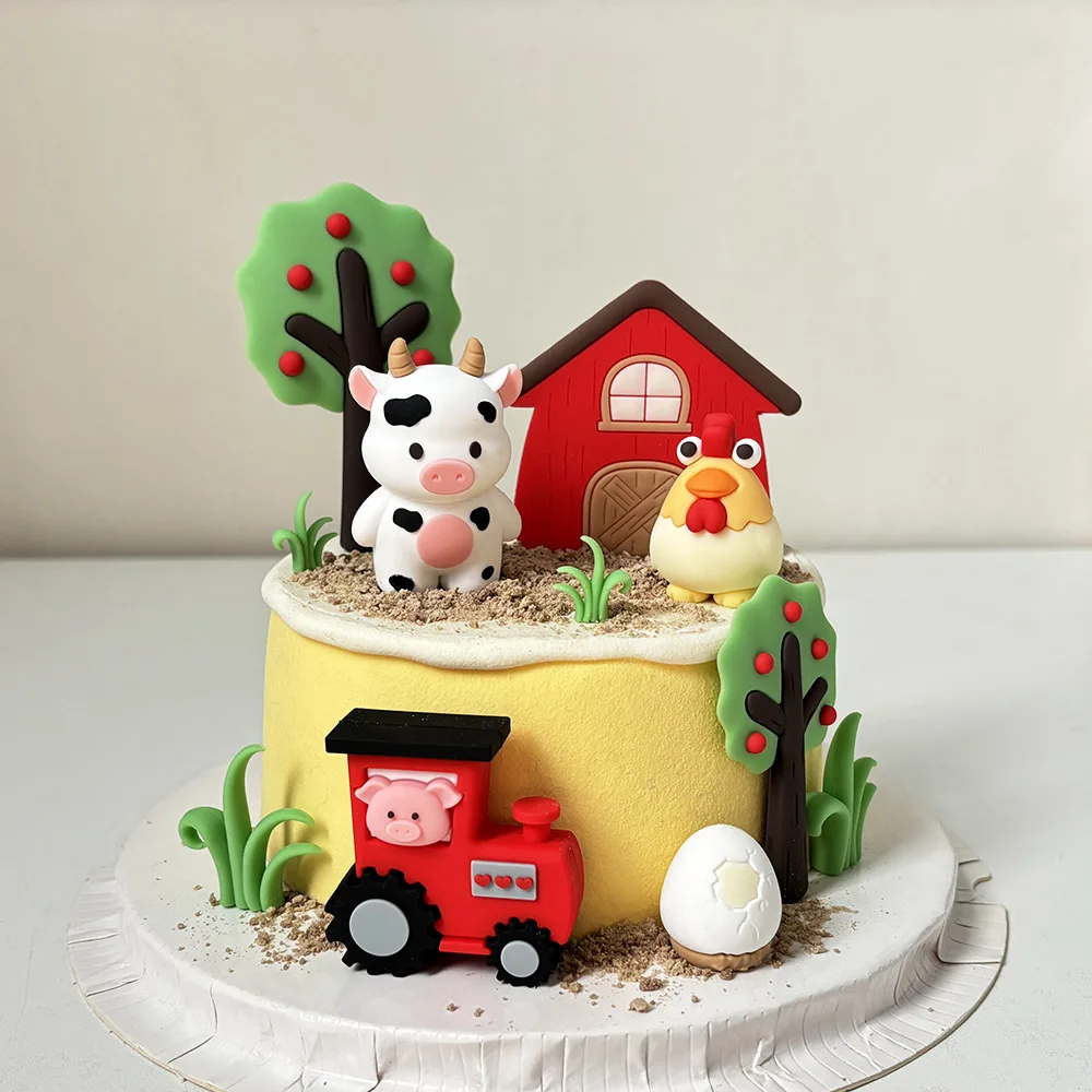 Cartoon Children's Cake Decora - Kids Outdoor Merry Go Round recension och pris
