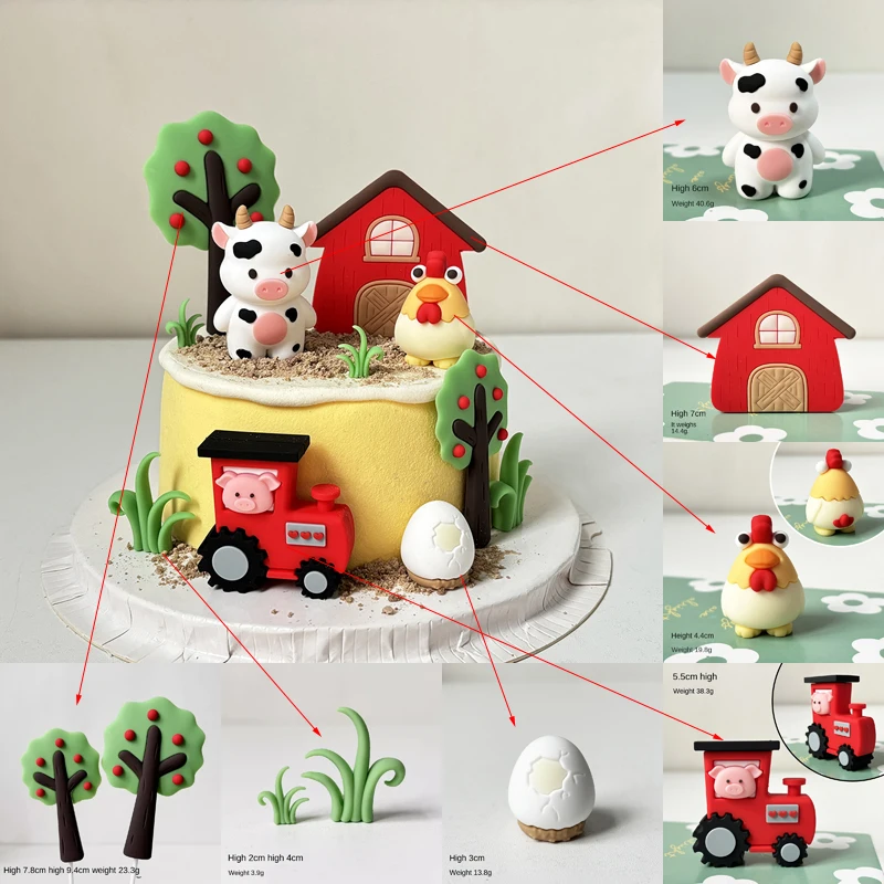 Cartoon Children's Cake Decora - Kids Outdoor Merry Go Round recension och pris