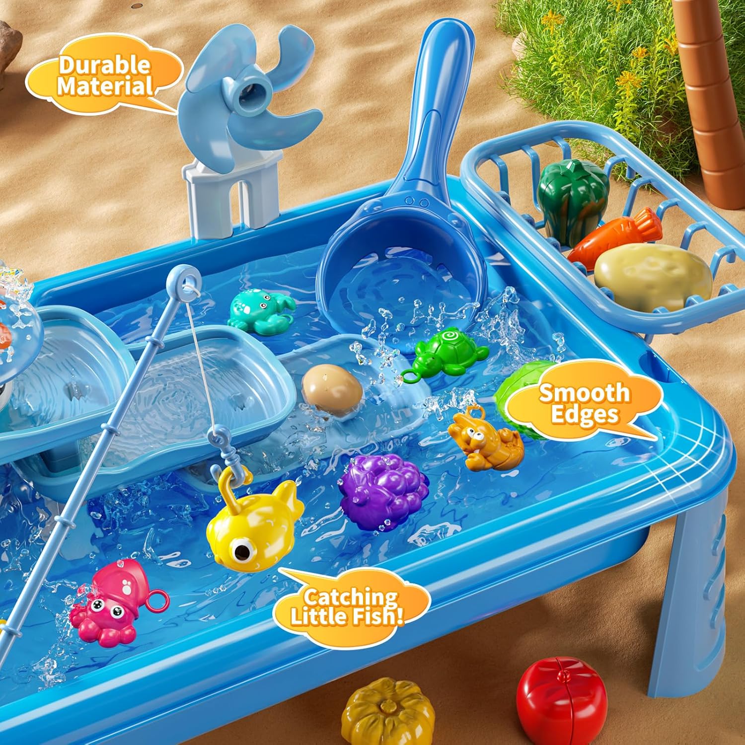 Water Table Play Sink Toy for  - Kids Outdoor Water Table recension och pris