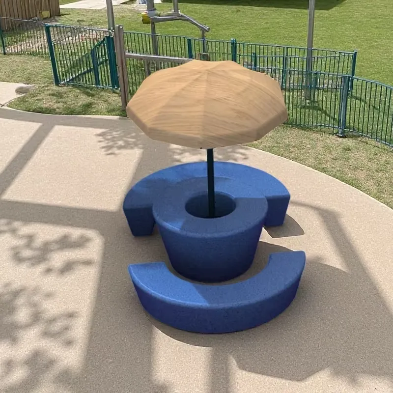 Modern Outdoor Round Table and - Kids Outdoor Table With Umbrella recension och pris