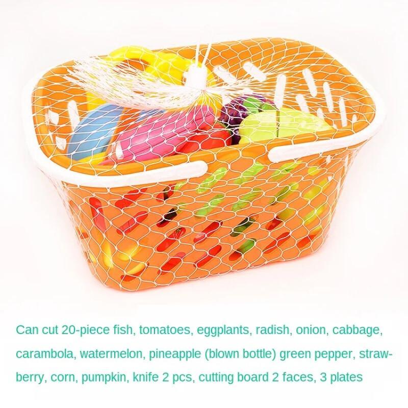 Cutting Play Food Set For Kids - Kids Outdoor Kitchen Set recension och pris