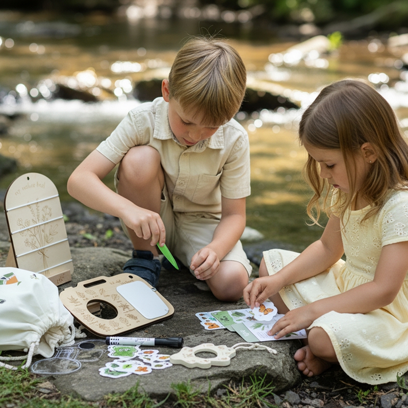 Kid Montessori Toys Baby Outdo - Kids Outdoor Explorer Set recension och pris
