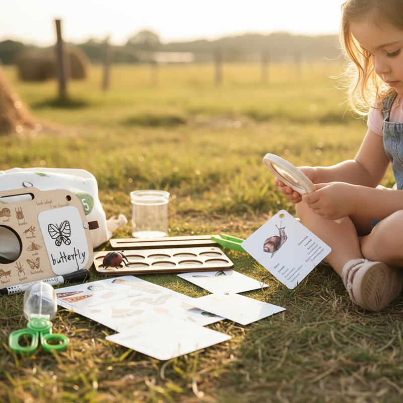 Kid Montessori Toys Baby Outdo - Kids Outdoor Explorer Set recension och pris