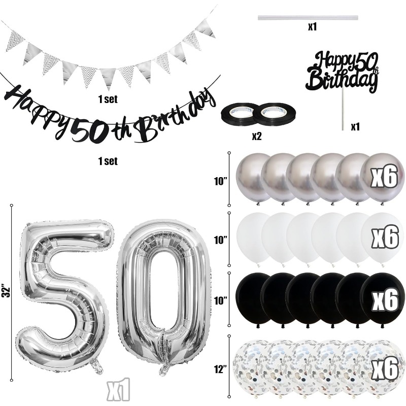 Black Silver White 50 Birthday - Kids Outdoor Merry Go Round recension och pris
