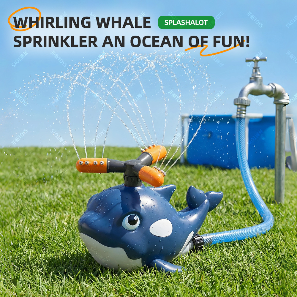 Cartoon Whale Sprinkler Outdoo - Kids Outdoor Yard Tools recension och pris