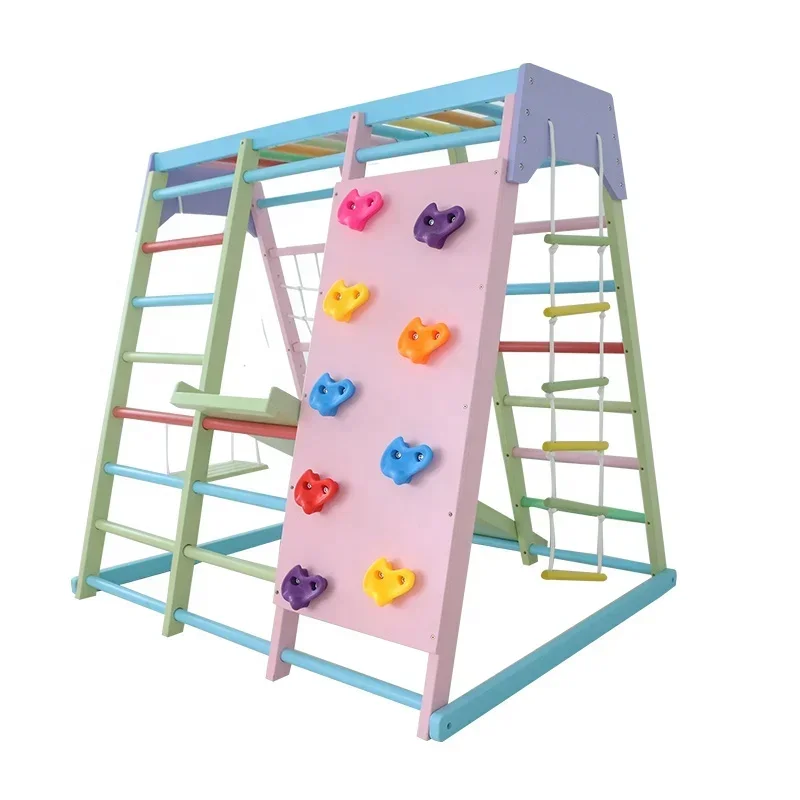 Kids Wooden Climbing Frame Ind - Kids Outdoor Frame recension och pris
