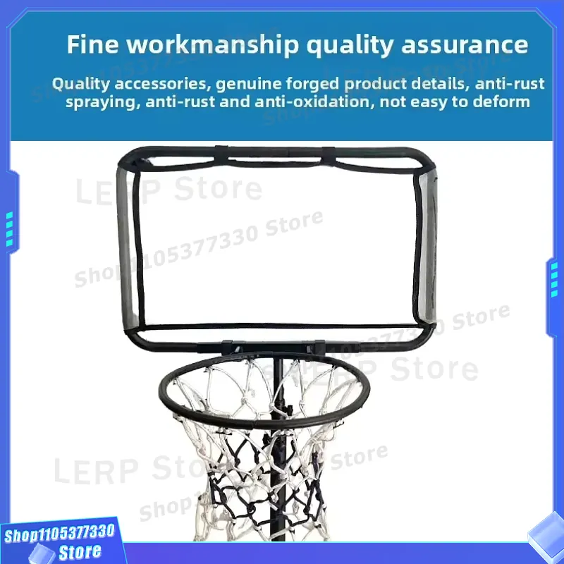 Portable Basketball Hoop Adjus - Kids Outdoor Yard Equipment recension och pris
