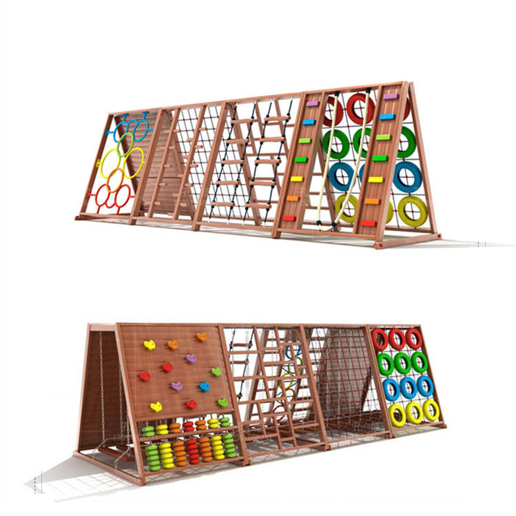 Outdoor Climbing Rock Frame Wo - Kids Outdoor Jungle Gym recension och pris