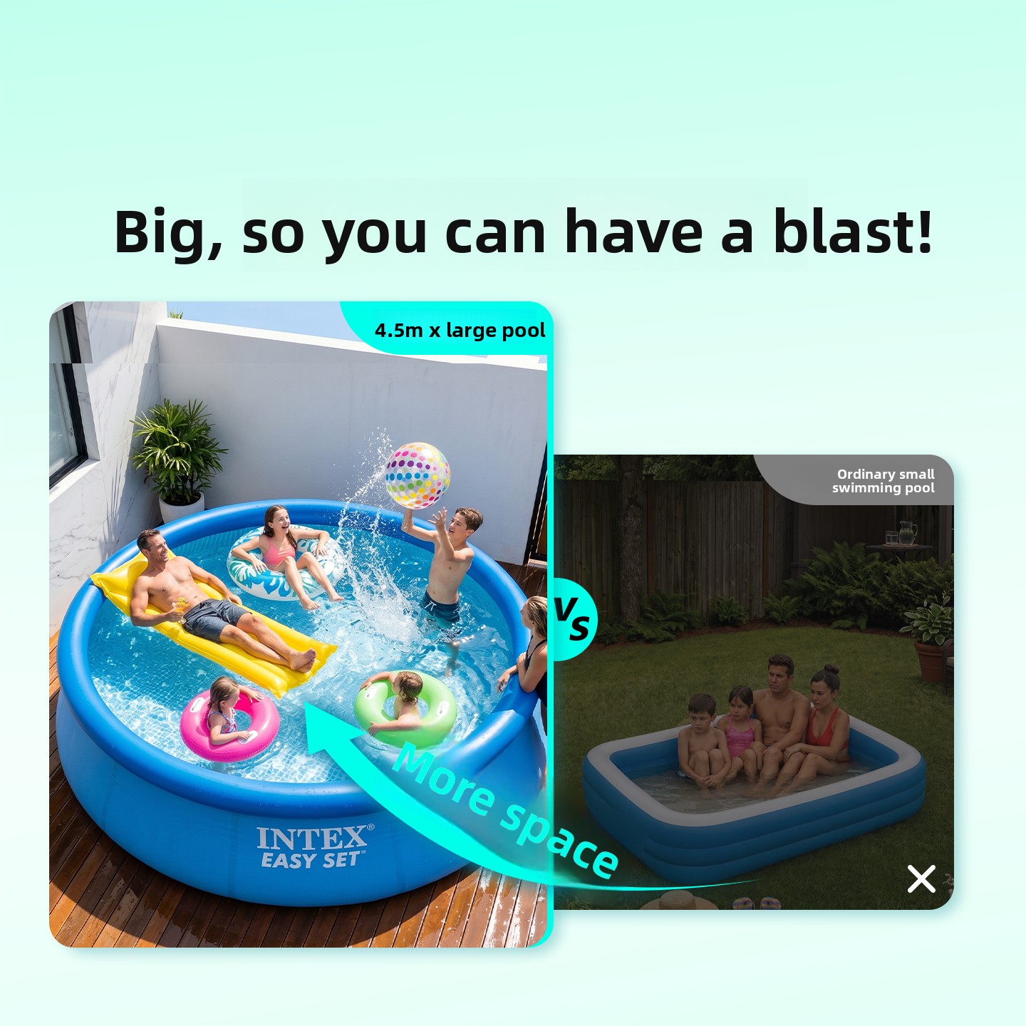 Oversized Inflatable Family Po - Play Kids Outdoor recension och pris
