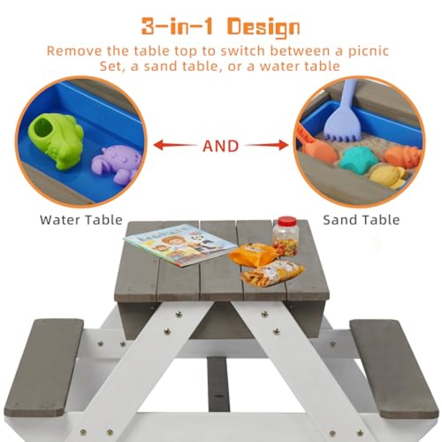 Outdoor backyard patio picnic  - Kids Outdoor Table With Umbrella recension och pris