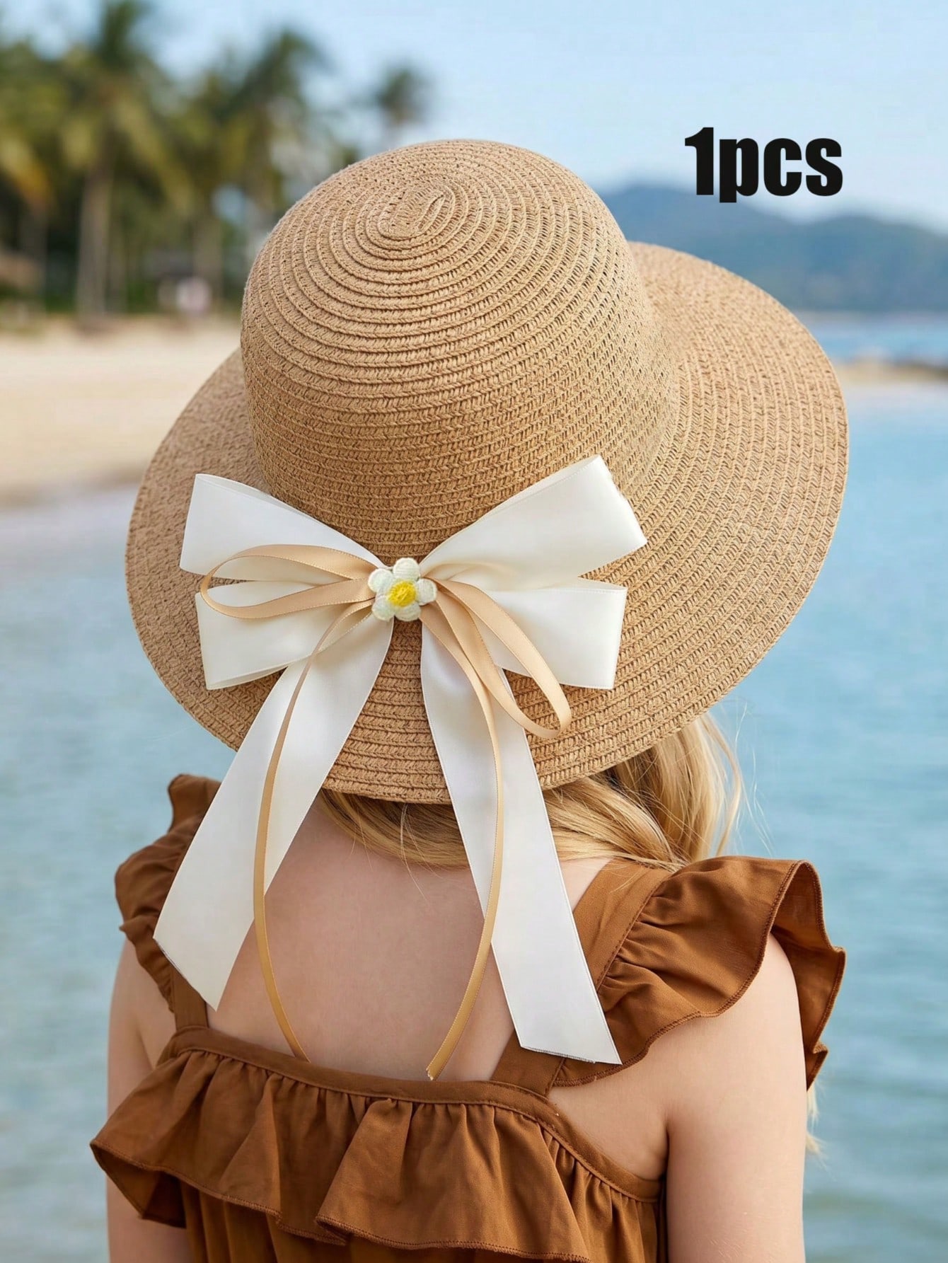 1Pc 3-8Y Girls Coffee Bow Stra - Play Kids Outdoor recension och pris