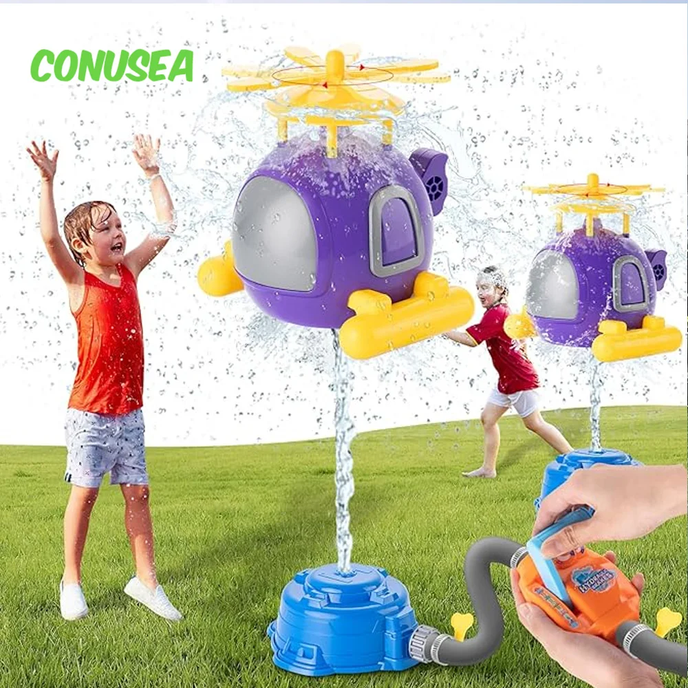 Helicopter Sprinkler Water Toy - Kids Outdoor Yard Tools recension och pris